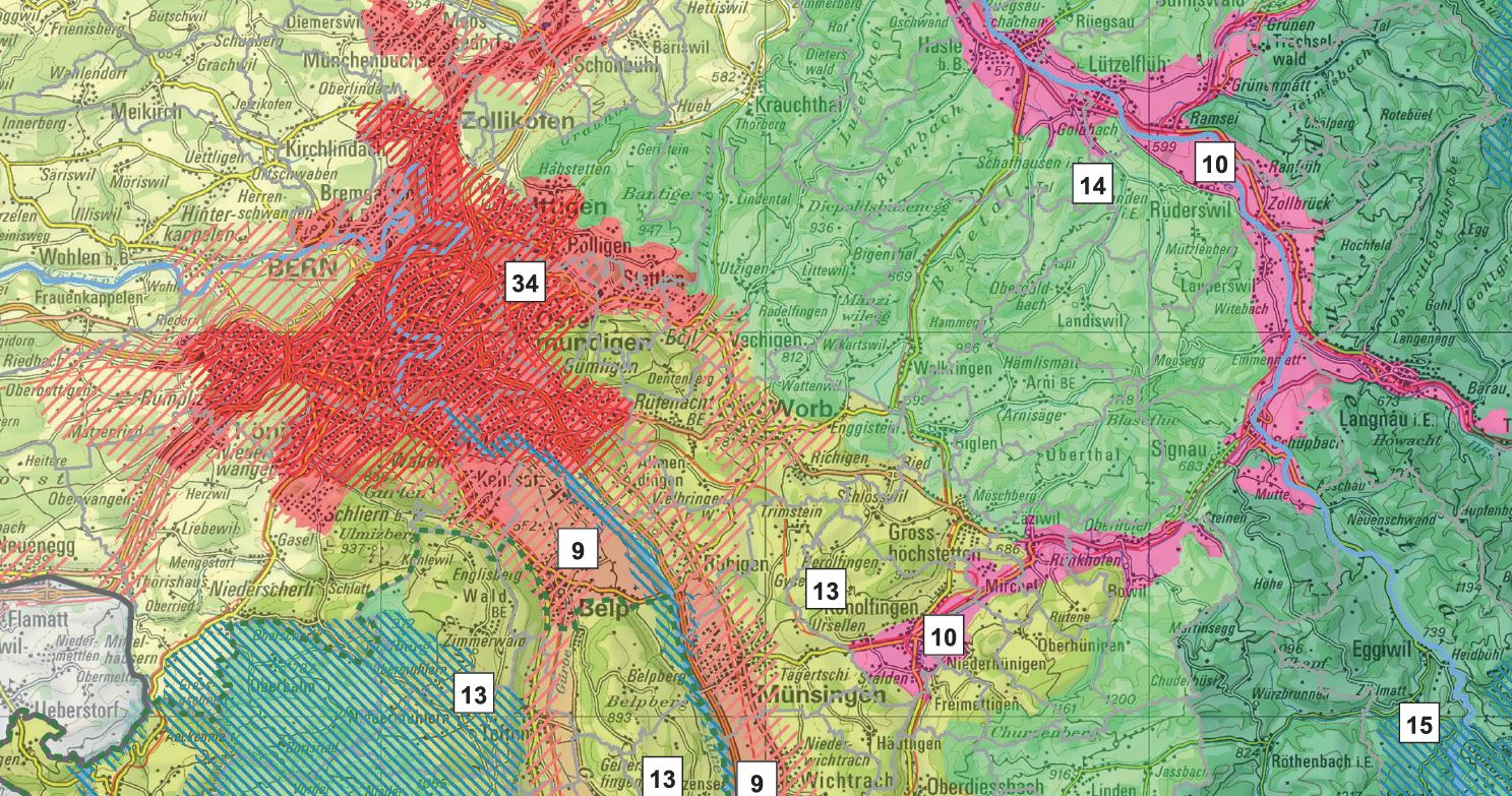 Karte Landschaftsentwicklungskonzept